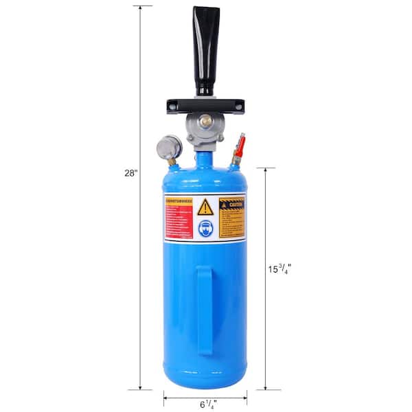 1.8 Gal. 120 PSI Portable Tire Inflator in Blue