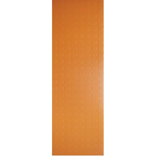TrafficMaster Allure Commercial Vinyl 12 in. x 36 in. Radial Orange Vinyl Flooring (24 sq. ft. / case)-DISCONTINUED