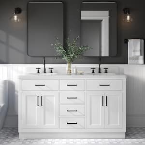 Hepburn 60 in. W x 21.5 in. D x 34.5 in. H Bath Vanity Cabinet without Top in White