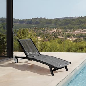 Chateau Grey Eucalyptus Wood Outdoor Chaise Lounge