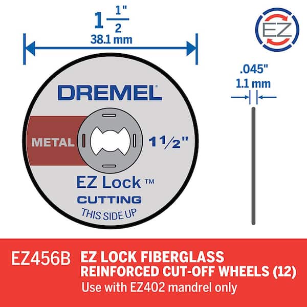 Dremel EZ Lock Cutting Kit Model EZ 688-01  11 Pieces 