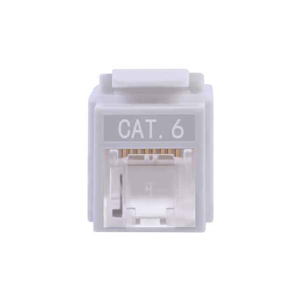 VCELINK RJ45 Cat6 Unshielded Keystone Jack with Integrated Dust