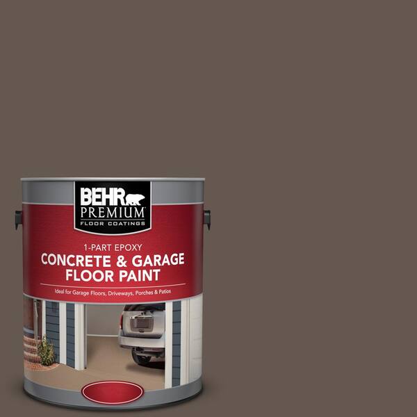 BEHR Premium 1 gal. #N200-7 Underground 1-Part Epoxy Satin Interior/Exterior Concrete and Garage Floor Paint