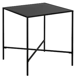 Henley 20 in. Blackened Bronze Square Metal Side Table