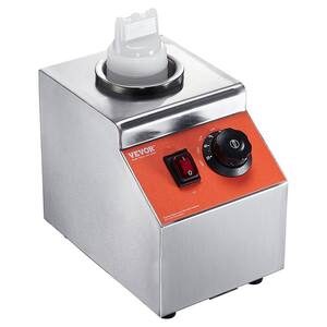 VEVOR 2.4 Qt. Hot Fudge Dispenser with Pump 650 W Cheese Warmer Dispenser  Stainless Steel Hot Cheese Dispenser DRNZBHSSLBTM00001V1 - The Home Depot