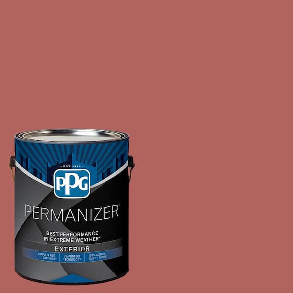 1 gal. PPG1057-6 Sienna Red Flat Exterior Paint