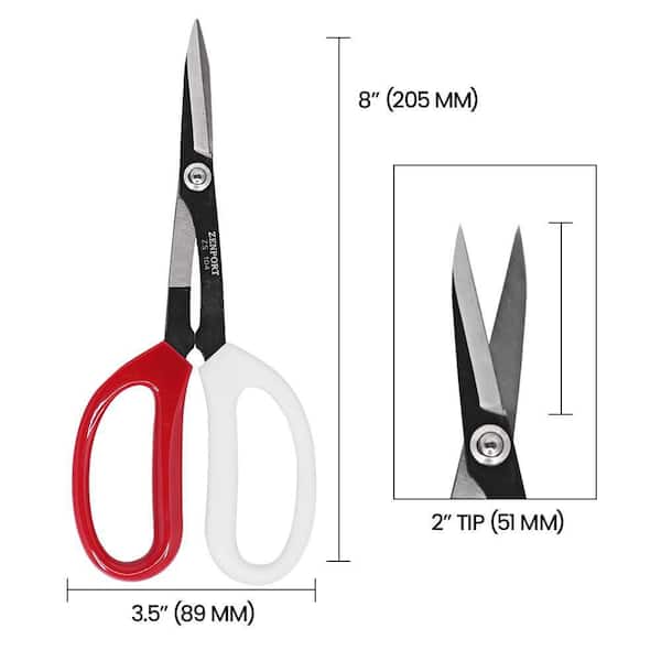 ZENPORT 8 in. L Garden/Craft/Horticulture Deluxe Scissors ZS104