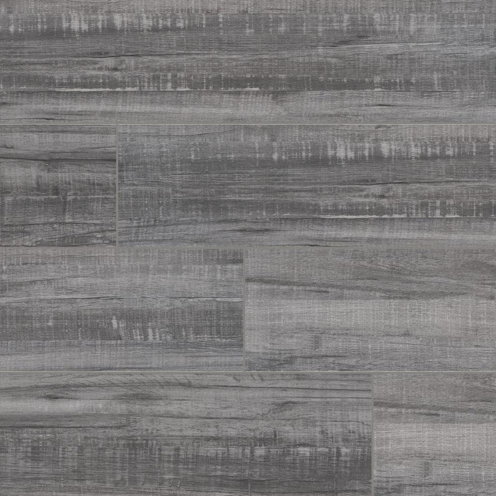 MSI Belmond Mercury 8 in. x 40 in. Matte Ceramic Wood Look Floor and Wall Tile (11.11 sq. ft./Case) -  NBELMER8X40