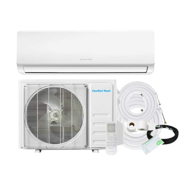 12,000-BTU 115-Volts 20.5 SEER2 600-sq.ft. Inverter Ductless Mini Split AC w/ Heat Pump,13ft. Lineset R-454B Refrigerant