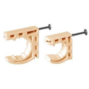 1 in. CTS Half Clamps with Pre-Loaded Nail (50-Pack)
