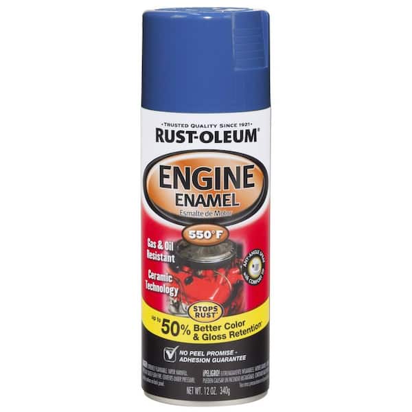 Rust-Oleum Automotive 12 oz. 550 Degree Gloss Old Ford Blue Ceramic Engine Enamel Spray Paint (6-Pack)