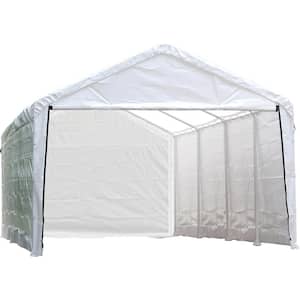 12 ft. W x 26 ft. H Enclosure Kit for SuperMax Canopy in White w/ 100% Waterproof Seams (Canopy and Frame Not Included)