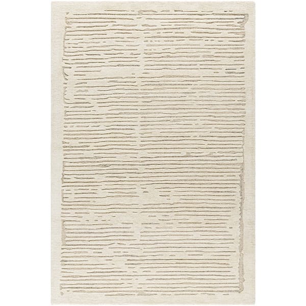 Brook 2 ft. x 3 ft. Beige BKO-2362 Handmade, Area Rug