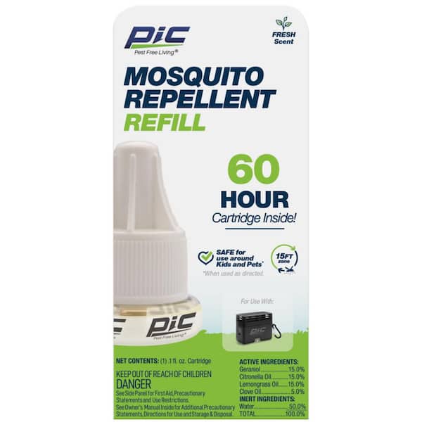 PIC Portable Mosquito Repellent 60-Hour Refill