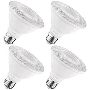 75-Watt Equivalent PAR30 Short Neck Flood LED Light Bulb 3000K 900 Lumens 11-Watt Dimmable Damp Rated UL E26 4 Pack