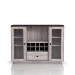 Elmiran Coastal White Buffet with 4-Shelves