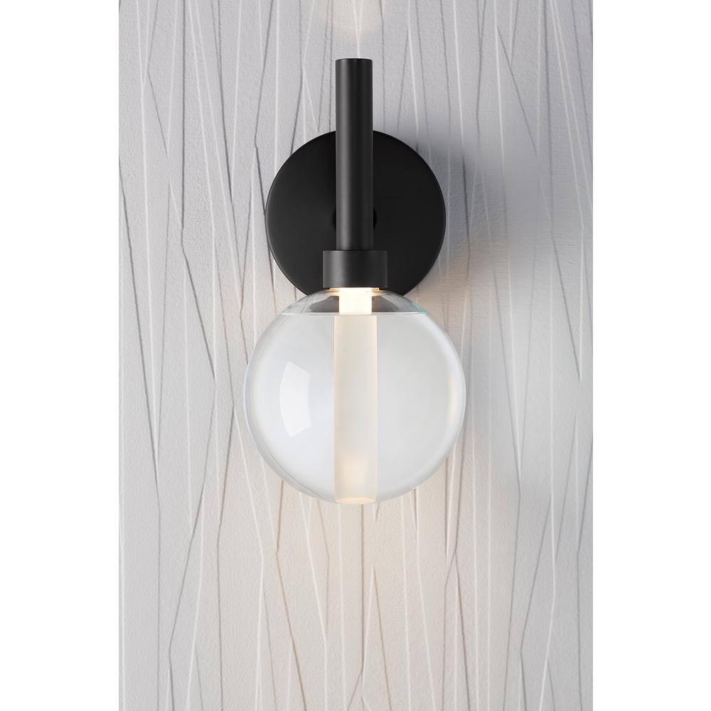 Polished Nickel Dimmable Direct Wired Electric Sconce