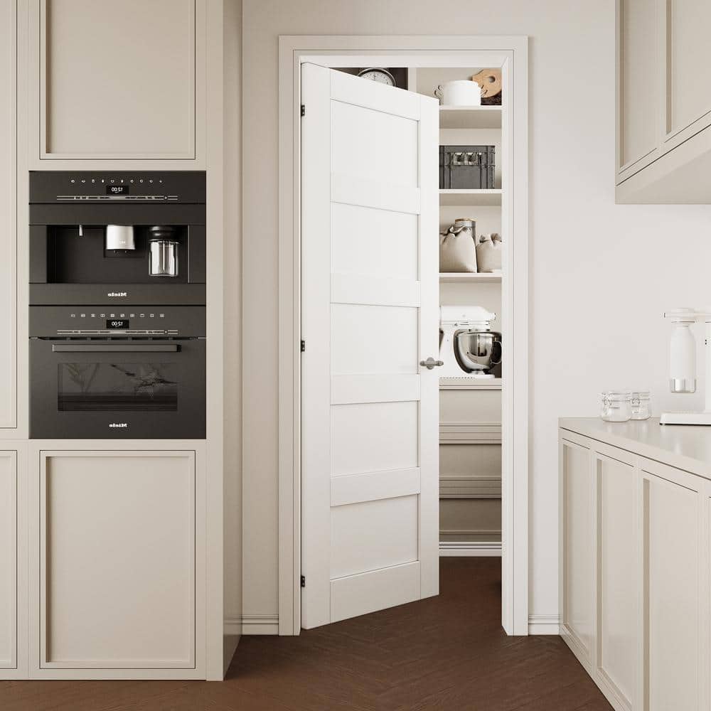 28" x 80" White Primed Solid Core Interior Door Slab