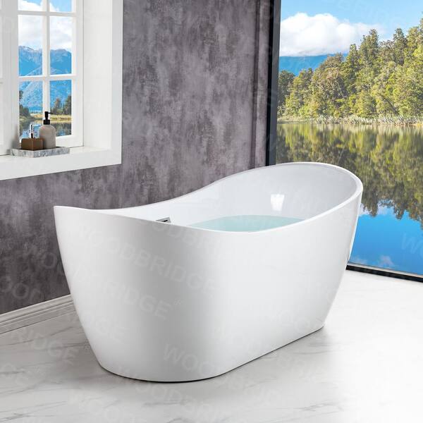 https://images.thdstatic.com/productImages/5a418084-f644-4125-b285-4da26d8eb6b8/svn/white-with-polished-chrome-trim-woodbridge-flat-bottom-bathtubs-hbt5866-31_600.jpg