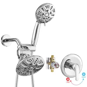 BWE Single-Handle 8-Spray Dual Shower Faucet Set 1.8 GPM with