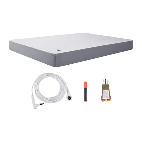 Grounding Sheets King Size 90% Cotton plus 10% Pure Silver Fiber Grounding Cord and Tester (Gray King-78 x 80 x 15in. )