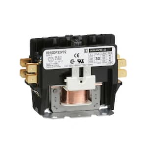 30 Amp 120-Volt AC 60 Hz 2-Pole Definite Purpose Contactor (4-Pack)(8910DP32V02YCP)