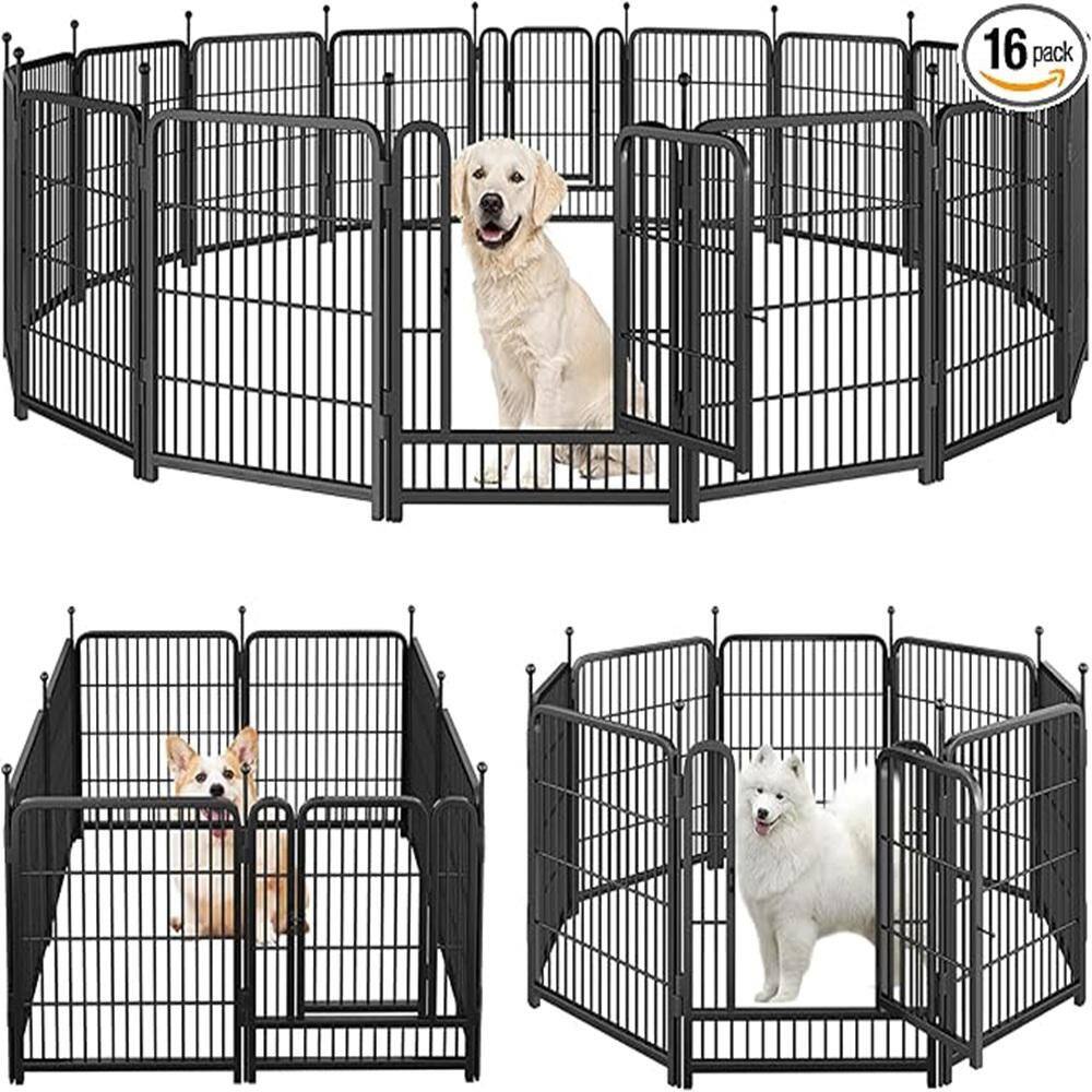 16 ft. W x 16 ft. D Dog Kennel Metal Pet Containment Fences price history on PriceWatchPro
