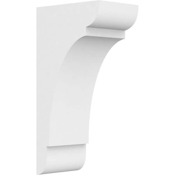 Ekena Millwork 5 in. x 16 in. x 8 in. Standard Olympic Architectural Grade PVC Corbel
