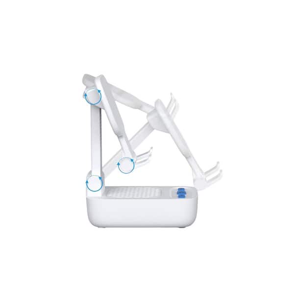 Phone Stand with Wireless Bluetooth Speaker, Punchy Bass and HD Stereo Sound Speaker Whtie for Home and Outdoors