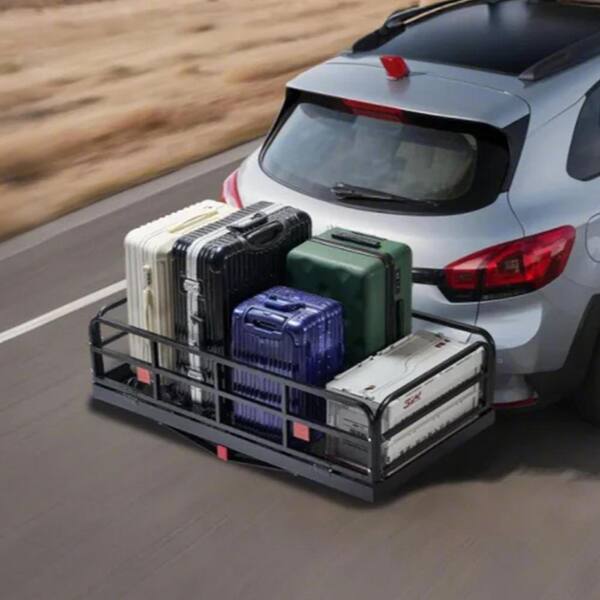 60 in. x 24 in. x 14 in., Hitch Cargo Carrier, 500 lbs. Capacity Hitch Cargo Carrier with Anti-Rattle Hitch Stabilizer