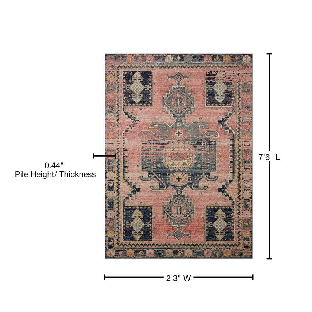 Anatolia Splendor Reversible Red Oriental Runner Rug - 2'3" x 7'6"