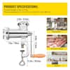 VEVOR Manual Meat Grinder All Parts Stainless Steel Hand Operated Meat  Grinding Machine with Tabletop Clamp 2 Grinding Plates SYZJSJRJB80CMAC3RV0  - The Home Depot