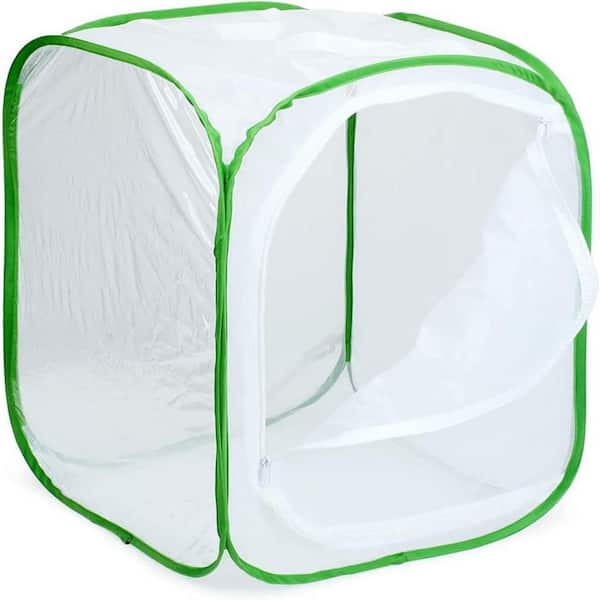 Butterfly Habitat with Poop Tray, Cage with Poop Mat, Monarch Butterfly Cage 24 in. High