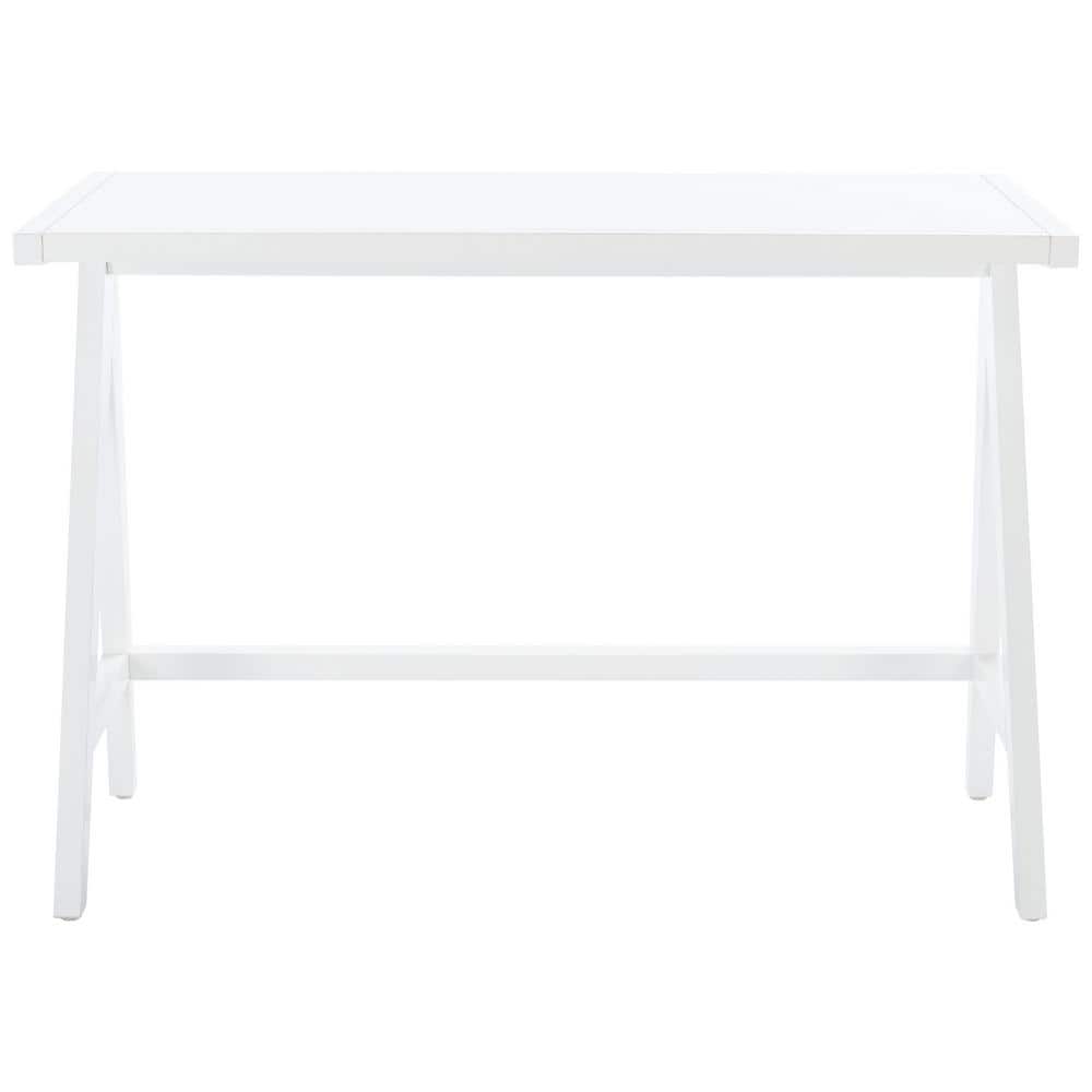 Ripley White Mahogany Writing Desk with Drawer
