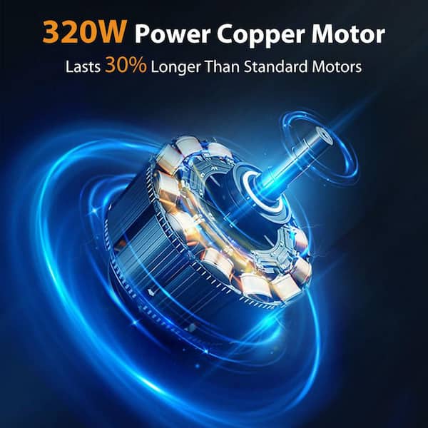 24 in. Industrial Drum Fan, 3-Speed ​​8900 CFM High Velocity Air Mover for Warehouse, Workshop, Factory – Orange