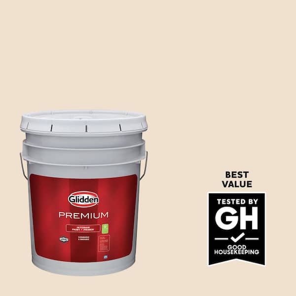 Glidden Premium 5 gal. PPG1077-1 Berkshire Lace Satin Interior Paint