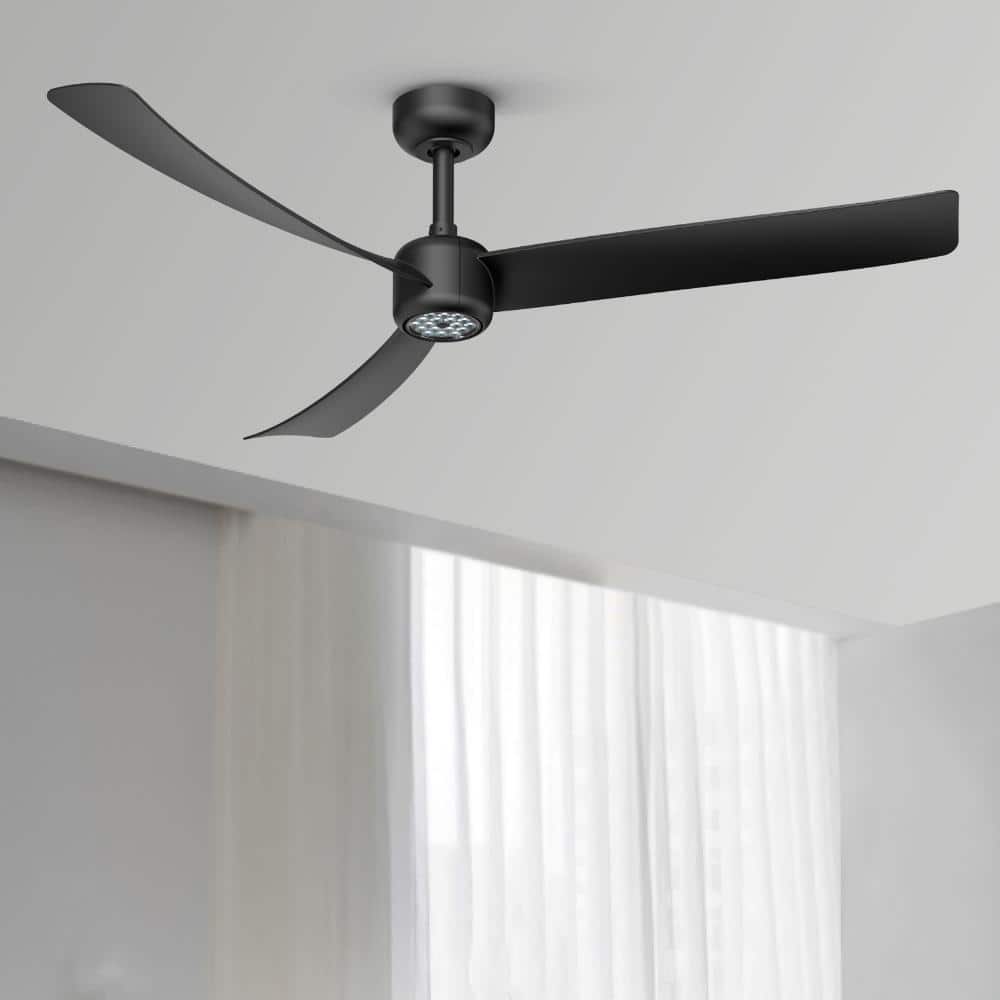Reviews for QRMOK I3 52in, Indoor Black Ceiling Fan with Dimmable