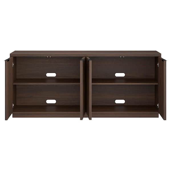 Meyer&Cross Mansfield Alder Brown MDF 68 in. Buffet Table BF2170
