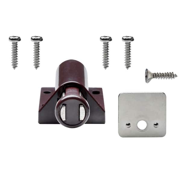 Single Magnetic Touch Latch, Brown (1-Pack) Single Magnetic Touch Latch, Brown (1-Pack)