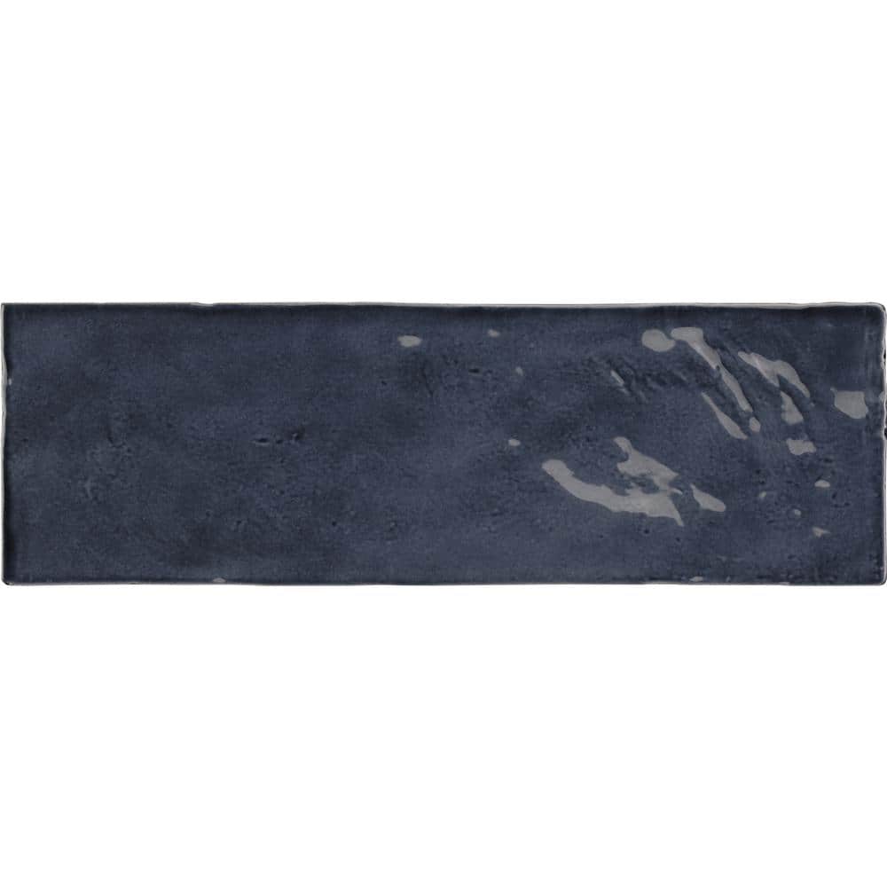 Apollo Dark Blue 2.5x8 Polished Ceramic Subway Tile