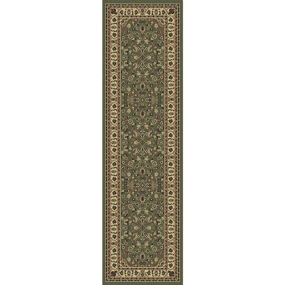 Castello Sage 2 ft. x 7 ft. Traditional Oriental Floral Area Rug