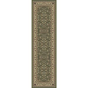 Castello Sage 2 ft. x 7 ft. Traditional Oriental Floral Area Rug