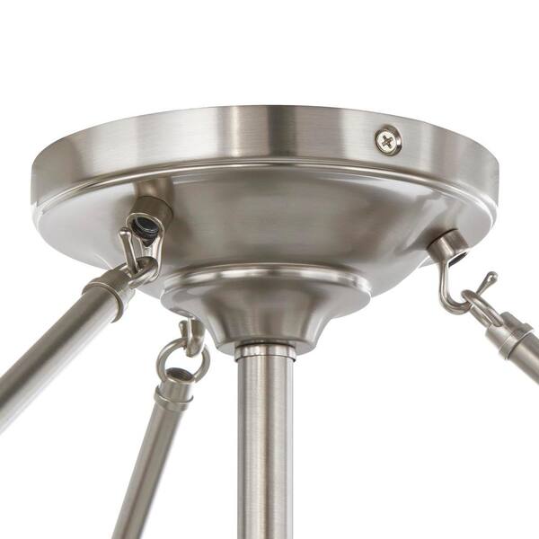 grafton 3 light brushed nickel