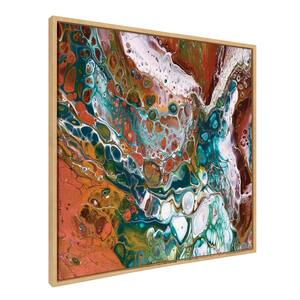 "Abstract Colorful" by Xizhou Xie, 1-Piece Framed Canvas Abstract Art Print, 30 in. x 30 in.