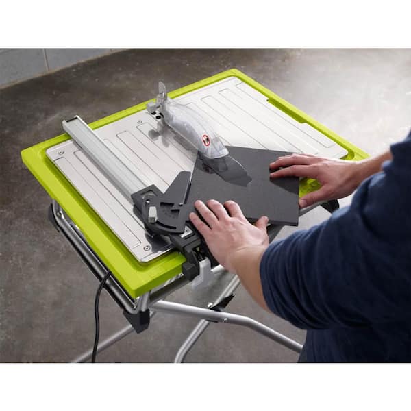 RYOBI 7 in. 4.8 Amp Tabletop Tile Saw WS722 - The Home Depot