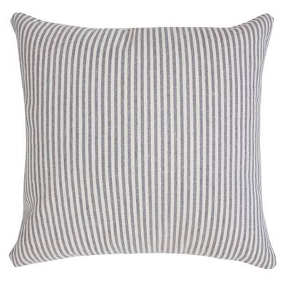 gray striped throw pillows