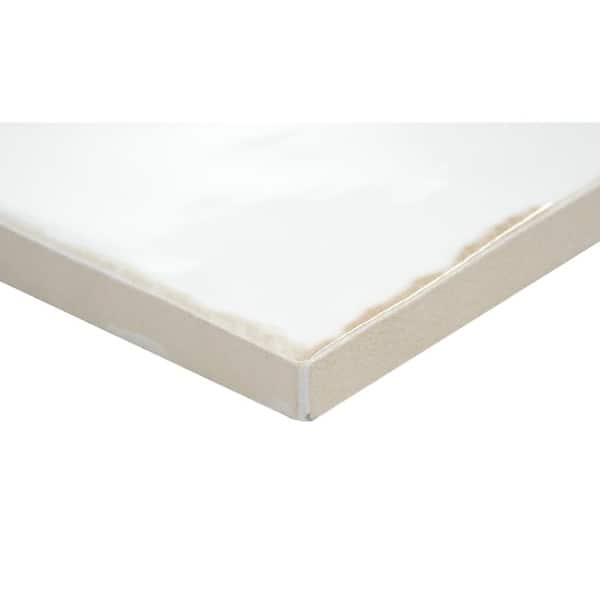 Antigo Snow 5 in. x 5 in. Glossy Ceramic Wall Tile (12.1 sq. ft./Case, 72 pcs)