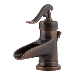 Ashfield 4 in. Centerset Single-Handle Bathroom Faucet in Rustic Bronze