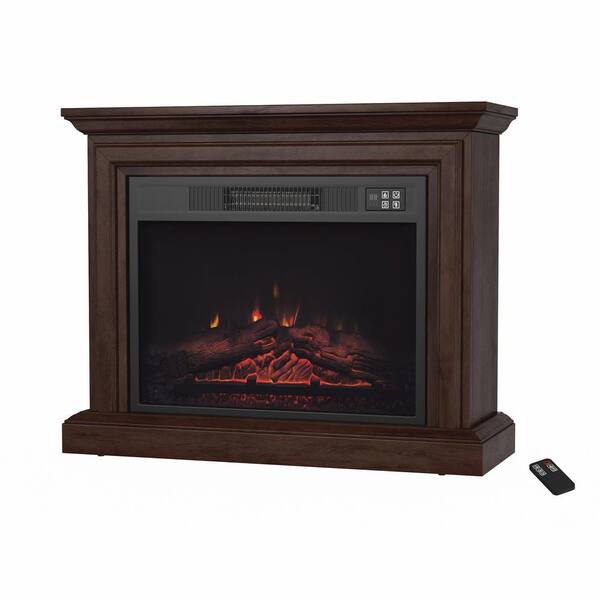 Northwest 31 In Mobile Electric Fireplace With Mantel Brown Hw0200150 The Home Depot - Electric Fireplace With Mantel Home Depot Northwest 31 In Mobile Electric Fireplace With Mantel Brown Hw0200150 The Home Depot - Electric Fireplace With Mantel Home Depot