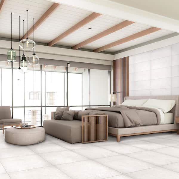 Urbanstone Cream 12 in. x 24 in. Porcelain Floor and Wall Tile Sample (1.9 sq. ft. /Piece)